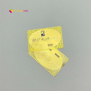 Carte de visite professionnelle personnalisée en métal YTS, carte intelligente 13,56 MHz - Product Image 3