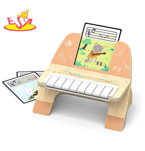 ของเล่นเปียโนไม้แบบอินเตอร์แอคทีฟ8คีย์-เครื่องดนตรีแบบมอนเตสซอรี่พร้อมปุ่มเปิดไฟสำหรับ W07A283เพื่อพัฒนาการเด็กปฐมวัย - Product Image 3