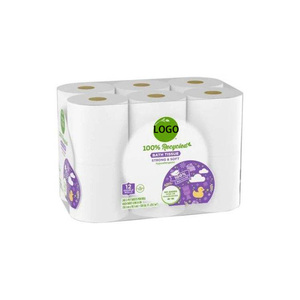 Lot <span class=keywords><strong>de</strong></span> 9 rouleaux <span class=keywords><strong>de</strong></span> <span class=keywords><strong>papier</strong></span> <span class=keywords><strong>toilette</strong></span> intelligent à imprimé animalier, avec support gris intelligent, pour usage <span class=keywords><strong>en</strong></span> gros - Product Image 1