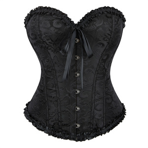 Dames Body Shapewear Tailletraining Corsets Steampunk Victoriaans Halloween Kostuum <span class=keywords><strong>Corset</strong></span> Bustier Top - Product Image 1
