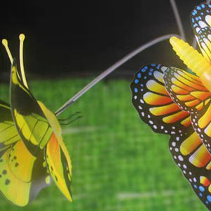 Luci da giardino per giardino con motivo a farfalla con motivo a farfalla - Product Image 5