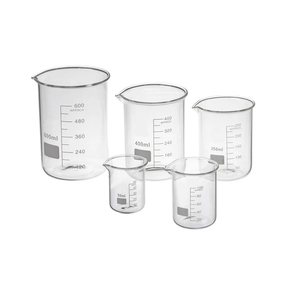 Vaso de precipitados personalizado de vidrio para laboratorio, graduado de 5 a 2000 ml, para experimentos científicos - Product Image 1