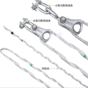 Cinta de puesta a tierra de cable óptico de alambre pre-trenzado para líneas de transmisión de subestaciones - Product Image 1