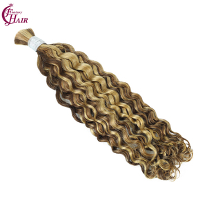 Nuovi Colori FH: <span class=keywords><strong>Extension</strong></span> di Capelli Umani Ricci Italiani, Doppia Trama, <span class=keywords><strong>per</strong></span> Trecce Boho, Qualità 10A Remy - Product Image 5