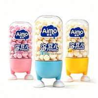 Yaourts enrobés en vrac pour bébés, saveur fruitée, fondants dans la bouche, gouttes de yaourt pour tout-petits, sans additifs, boîte de 16 g, collation, OEM ODM