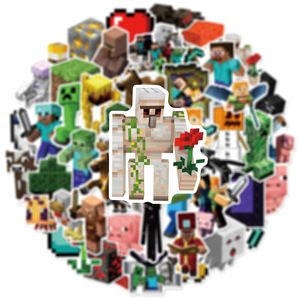 สติกเกอร์กราฟฟิตีรูปการ์ตูน50ชิ้นอินเทรนด์ส่วนบุคคลตกแต่งถ้วยน้ำแท็บเล็ตโทรศัพท์สติกเกอร์กันน้ำ - Product Image 5