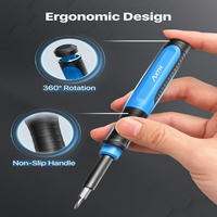 Jeu de tournevis de précision AXTH avec accessoires de nettoyage, embouts magnétiques, kit d'outils de réparation électronique pour téléphone, ordinateur portable, ordinateur