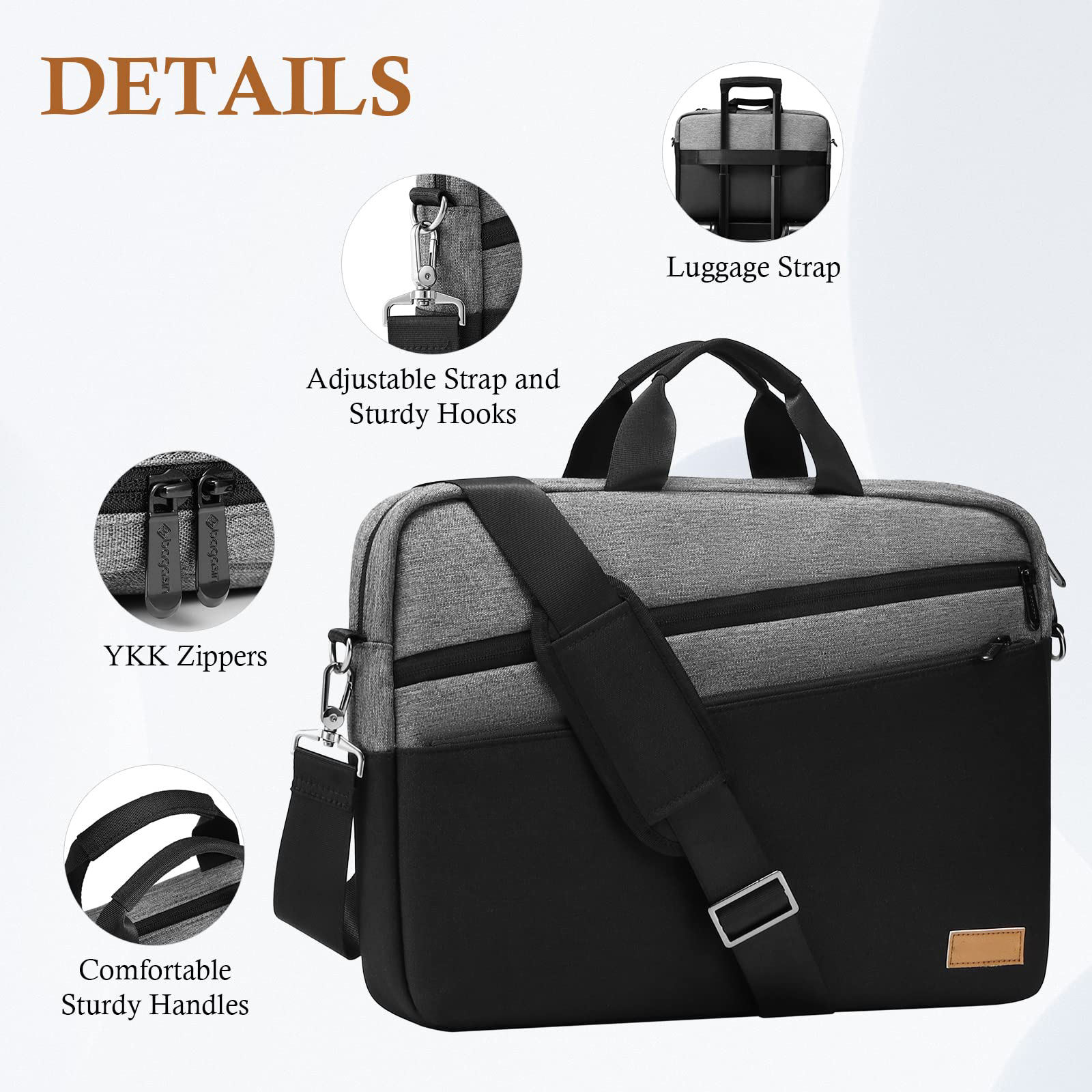 Manufacturer Fashion Large Capacity Male Official Travel Business Men's  Briefcase Crossbody Bag Totes Laptop Bags