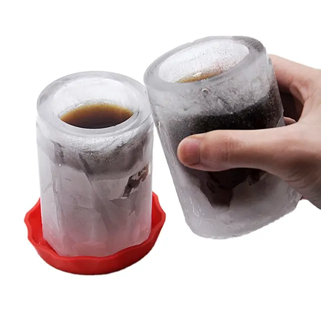 Food Grade Ice Shot Glass Cup Shape Silicone Ice Cube Maker Mold For Bar Home Kitchen