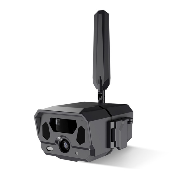 WILLFINE AI Smart Farm Building Security Trail Camera 4G LTE with Solar Panel Wildlife Monitoring Motion Alert and GPS Function
