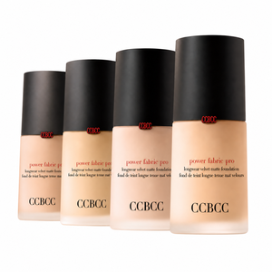 Long Lasting Velvet Matte Face <b>Foundation</b> Power Fabric Pro Transfer Proof Oil Absorbing Buildable Coverage Daily Makeup - Product Image 3