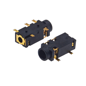 PJ-327 ช่องเสียบแจ็คเสียงสเตอริโอขนาด 3.5 มม., แบบติดตั้ง SMT 5 พินพร้อมหน้าสัมผัสเคลือบทอง, ขั้วต่อตัวเมียคุณภาพสูง - Product Image 1