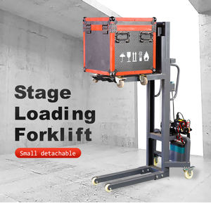 Taşınabilir Forklift Elektrikli İstifleyici Mini Kısa Çatallı Transpalet - Product Image 3