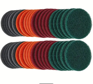 Disco Abrasivo Industriale da <span class=keywords><strong>5</strong></span> Pollici con Velcro - Disco in Nylon Diamantato per Sbavatura e Pulizia Efficiente - Product Image 2