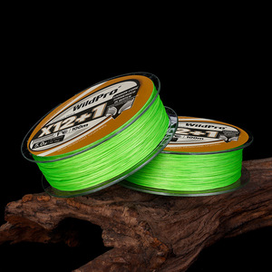 Línea trenzada WildPro X12+1 de 100m con núcleo de carbono de alta resistencia para pesca en el mar - Product Image 1