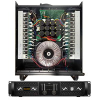 Amplificador Digital Profesional Clase D de Alta Potencia Serie RS 2U de 2 Canales, Montable en Rack, para Sistemas de PA, DJ y KTV