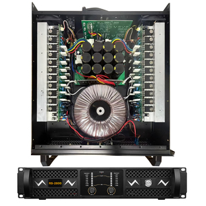 Amplificateur numérique professionnel de classe D à 2 canaux, série RS 2U, haute puissance, stéréo, montable en rack, pour système de sonorisation KTV, scène, DJ - Product Image 4