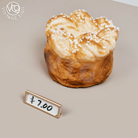 Porte-cartes de prix en acier inoxydable pour table avec insert en papier remplaçable, cadre d'affichage de prix manuscrit pour café et restaurant