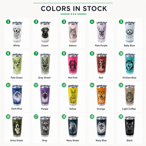 แก้วเก็บความร้อนสแตนเลสสตีลลายภาพสัตว์ตามสั่ง พร้อมฝาใส แก้วกาแฟแบบใช้ซ้ำได้ สำหรับของขวัญรับปริญญา ของขวัญสำนักงาน ของขวัญกิจกรรมกลางแจ้ง - Product Image 2