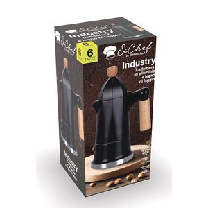 Macchina da Caffè Industriale 6 Tazze Nera - Product Image 3