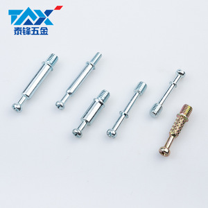 TAX Three In One Connector M6 Zinc Plated Carbon Steel For Shelf Support - Product Image 3