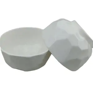 Diamond bowl stock, white porcelain bowl stock
