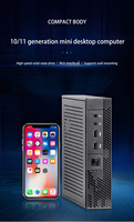 Business Mini PC Barebone al por mayor-CPU Intel I3 I5 I7, 8G RAM, 256G SSD, PC de escritorio de oficina compacta de baja potencia