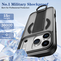Étui de téléphone portable 360° antichoc avec aimant puissant N52, bande de maintien flexible, design sportif peint aux UV, TPU+PC anti-traces de doigts