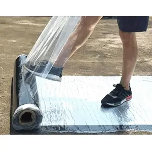 Self adhesive bitumen/asphalt waterproof sheet roofing membrane waterproof vinyl rolls for underground
