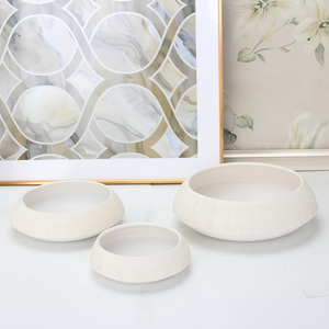 V172 White Ceramic <strong>Vase</strong> Set Round <strong>Vase</strong> for Plant <strong>Personalised</strong> <strong>Vase</strong> - Product Image 5