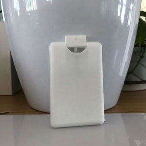 Wholesale Pocket Perfume <b>Bottle</b> 20ml <b>Empty</b> Transparent White Black Square Shape Credit Card Sanitizer Hand <b>Spray</b> <b>Bottles</b> - Product Image 3