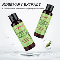 Shampoo nourrissant à la crème de romarin pour les cheveux, anti-pelliculaire, prévention de la chute des cheveux, réparation des cheveux ternes, lissage, format voyage 100ML