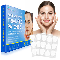 Patchs triangulaires anti-rides Arkturi résistants à la transpiration pour le front et les rides d'expression, pour lisser l'apparence des ridules