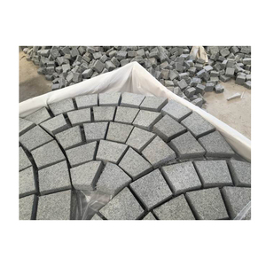 Tối màu Xám <span class=keywords><strong>Granite</strong></span> Cube phải đối mặt với đá lát đá - Product Image 1