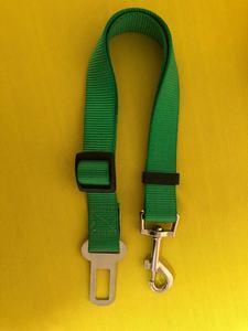 Arnés ajustable de nailon para mascotas, bandana personalizable para coche, cinturón de seguridad para perros, encaje sólido, disponible, pequeño, mediano - Product Image 6