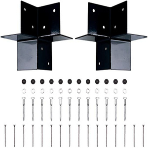 Soporte <span class=keywords><strong>de</strong></span> Esquina <span class=keywords><strong>para</strong></span> Pérgola <span class=keywords><strong>de</strong></span> 3 Brazos con Recubrimiento <span class=keywords><strong>de</strong></span> Polvo Negro, Personalizado OEM, <span class=keywords><strong>para</strong></span> Uso en Exteriores, Soporte <span class=keywords><strong>de</strong></span> 3 Vías <span class=keywords><strong>para</strong></span> <span class=keywords><strong>Postes</strong></span> <span class=keywords><strong>de</strong></span> <span class=keywords><strong>Madera</strong></span> <span class=keywords><strong>de</strong></span> 4x4 o 6x6 - Product Image 1