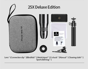 Nova Chegada Lente de Telescópio para Celular HD 25x Zoom Kit de Lentes para Câmera de Celular - Product Image 6