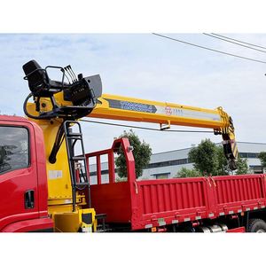 Grue montée sur camion Shacman 8T LHD RHD pour la manutention et la livraison de marchandises en milieu rural africain - Product Image 5