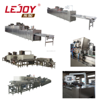 Machine de moulage de chocolat entièrement automatique à tête de dépôt horizontale à 3 positions et dispositif d'ajout de 2 noix, machinerie de fabrication de chocolat