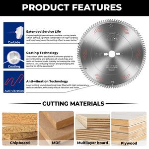 ใบเลื่อยวงเดือนคาร์ไบด์คุณภาพอุตสาหกรรม Freud ขนาด 300 มม. 96 ฟัน สำหรับงานไม้ MDF แผ่นลามิเนต และแผ่นชิปบอร์ด - Product Image 3