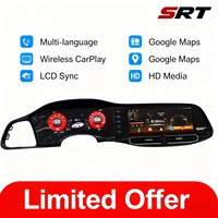 Système d'aide au stationnement RoadNavi avec double écran GPS DSP pour Dodge Charger 2011-2019, lecteur radio Android avec 2 ans de garantie