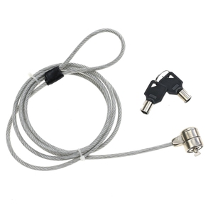 Câble de sécurité antivol durable YH9911 pour ordinateur portable avec deux clés, base universelle à languette, longueur 2m - Product Image 2