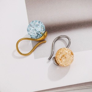 U Shape <b>Earring</b> <b>Hook</b> Base | 18K PVD Gold Plated Stainless Steel High Heel Style Ear Wire for DIY Dangle Jewelry Making Findings - Product Image 3