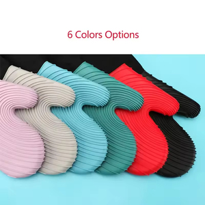 Maniques de cuisine antidérapantes et anti-brûlure pour four, avec doublure en silicone et coton, imprimées, pour la cuisson et les ustensiles de pâtisserie - Product Image 2