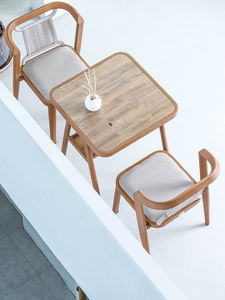 Mesas <span class=keywords><strong>y</strong></span> <span class=keywords><strong>sillas</strong></span> pequeñas <span class=keywords><strong>para</strong></span> <span class=keywords><strong>terraza</strong></span> al aire libre, muebles sencillos <span class=keywords><strong>de</strong></span> lujo <span class=keywords><strong>para</strong></span> jardín, 3 piezas - Product Image 3