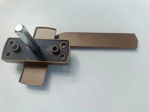 UPVC Jendela Fly Screen Handle Cranked Tipis/Lurus Shank Handle Casement Jendela Pintu Handle - Product Image 6