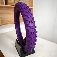 Ban Motor Custom Warna Pabrik 60/100-14 Y186 Berpelapis-Bead, Tahan Sobek, Tipe MX untuk Mekong Delta Safari