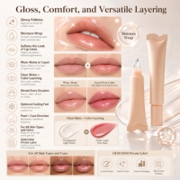 Huile à lèvres repulpante effet gloss personnalisée OEM/ODM