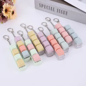 Plastic Fidget Keyboard Keychain Stress Relief Caps PressToy