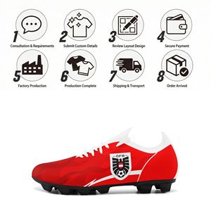 Chaussures de football en tricot personnalisées avec impression du nom de l'équipe, fabrication directe d'usine, OEM ODM, <span class=keywords><strong>crampons</strong></span> FG personnalisés SC02-26020029-5 - Product Image 4